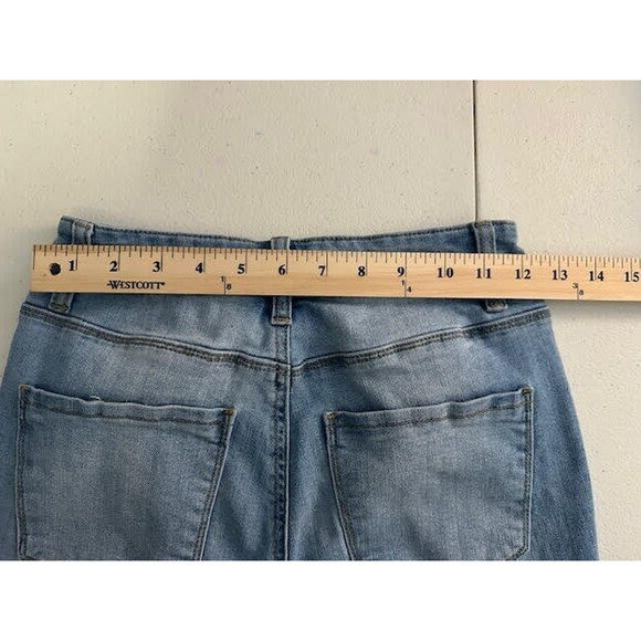 Ban Jara Blue Tapered Raw Hem High Rise Juniors Size 3/25 - Picture 9 of 10